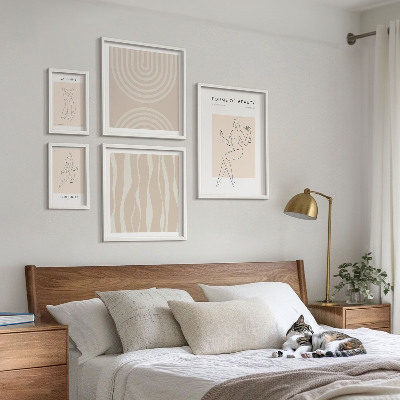 Väggdekoration tavelset Minimalistiska former av skönhet