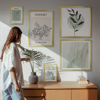 Set om 5 tavlor Moderna minimalistiska dekorationer