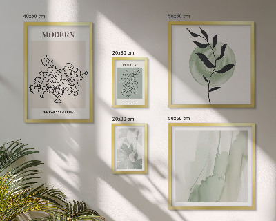 Set om 5 tavlor Moderna minimalistiska dekorationer