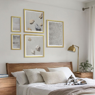 Väggdekoration tavelset Moderna minimalistiska texturer