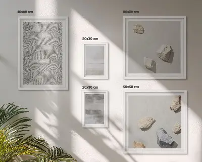 Väggdekoration tavelset med moderna minimalistiska texturer