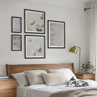 Väggdekoration tavelset Moderna minimalistiska texturer