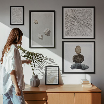Väggdekoration tavelset Modern färg för sandsten