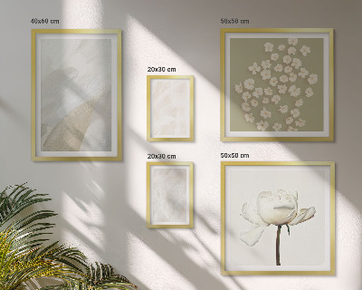 Väggdekoration tavelset Blommor moderiktiga boho texturer