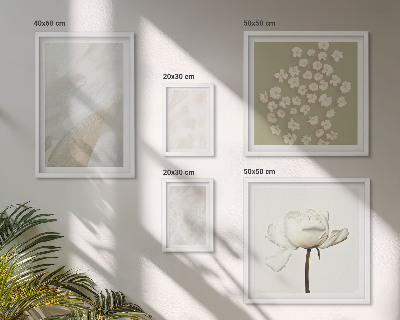 Väggdekoration tavelset Blommor moderiktiga boho texturer
