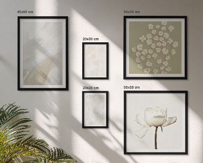 Väggdekoration tavelset Blommor moderiktiga boho texturer