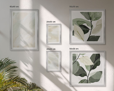 Set om 5 tavlor Ljusa färger abstrakt boho