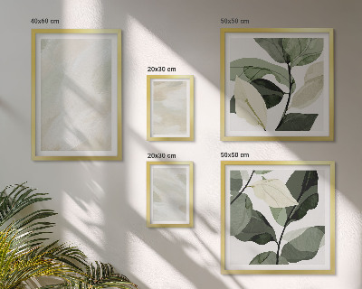 Set om 5 tavlor Ljusa färger abstrakt boho