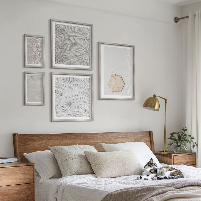 Väggdekoration tavelset Ljusa boho sandtexturer