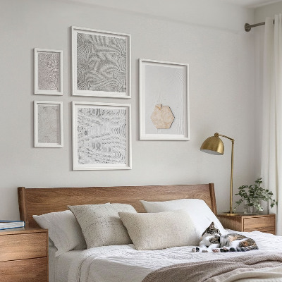 Väggdekoration tavelset Ljusa boho sandtexturer