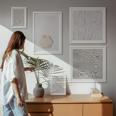 Väggdekoration tavelset Ljusa boho sandtexturer