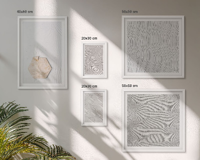 Väggdekoration tavelset Ljusa boho sandtexturer