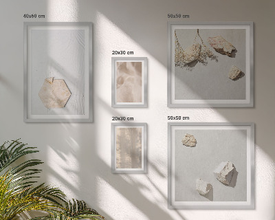 Set om 5 tavlor Subtila boho naturliga texturer
