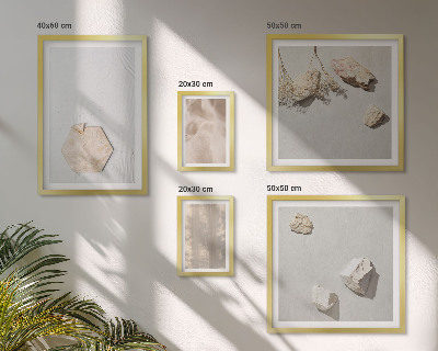 Set om 5 tavlor Subtila boho naturliga texturer