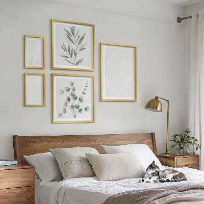 Väggdekoration tavelset Elegant marmorkviststruktur