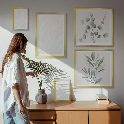 Väggdekoration tavelset Elegant marmorkviststruktur