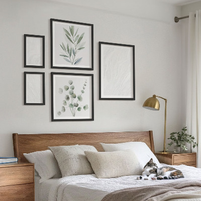 Väggdekoration tavelset Elegant marmorkviststruktur