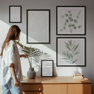 Väggdekoration tavelset Elegant marmorkviststruktur