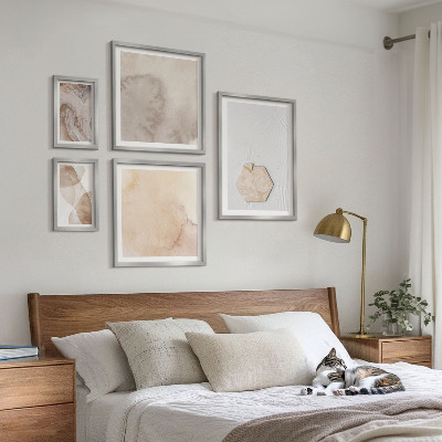 Väggdekoration tavelset Designerabstraktion av naturen