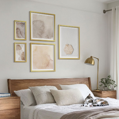 Väggdekoration tavelset Designerabstraktion av naturen