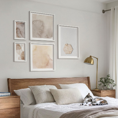 Väggdekoration tavelset Designerabstraktion av naturen