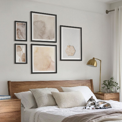 Väggdekoration tavelset Designerabstraktion av naturen