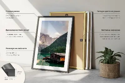 Subtil akvarellstruktur tavelset med 5 delar