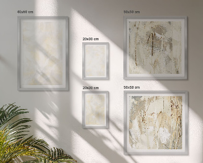 Set om 5 tavlor Ljus texturerad färgdesign