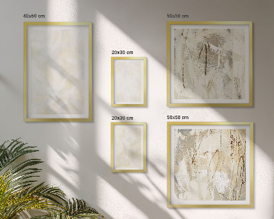 Set om 5 tavlor Ljus texturerad färgdesign