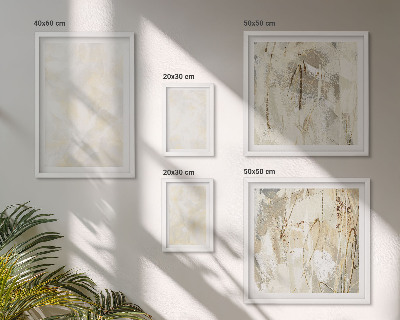 Set om 5 tavlor Ljus texturerad färgdesign