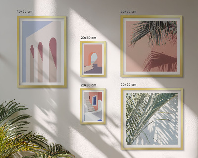 Väggdekoration tavelset Illustrationer av stadsarkitektur