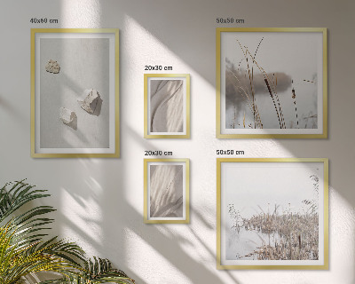 Set om 5 tavlor Närbilder av boho-stilstrukturen