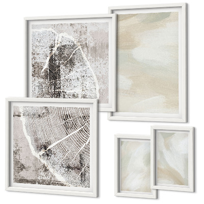 Väggdekoration tavelset Färgstruktur minimalism