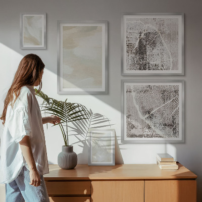 Väggdekoration tavelset Färgstruktur minimalism