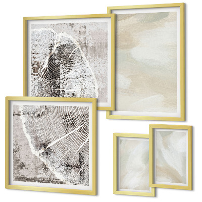 Väggdekoration tavelset Färgstruktur minimalism