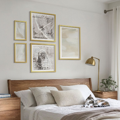 Väggdekoration tavelset Färgstruktur minimalism