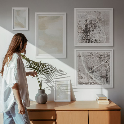 Väggdekoration tavelset Färgstruktur minimalism