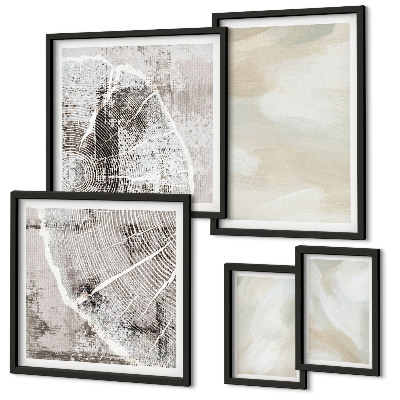 Väggdekoration tavelset Färgstruktur minimalism