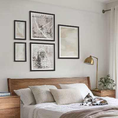 Väggdekoration tavelset Färgstruktur minimalism