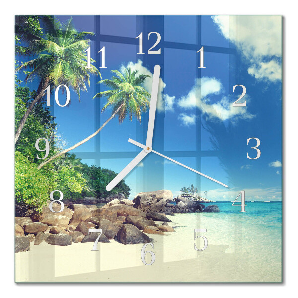 Fyrkantig klocka Palm Beach