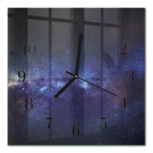 Glasklocka fyrkant Galaxen