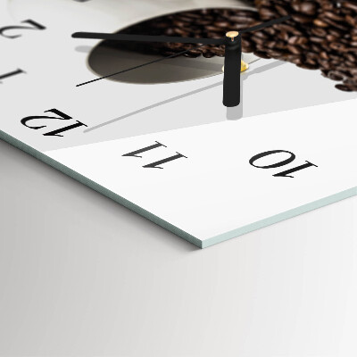 Väggklocka fyrkantig En kopp kaffe