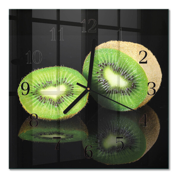 Väggklocka fyrkantig Kiwi
