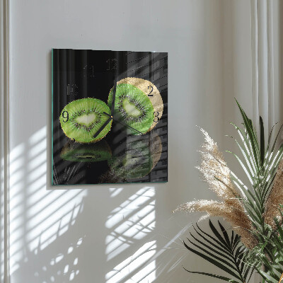 Väggklocka fyrkantig Kiwi