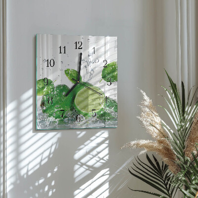 Glasklocka fyrkant Kalciumkarbonat