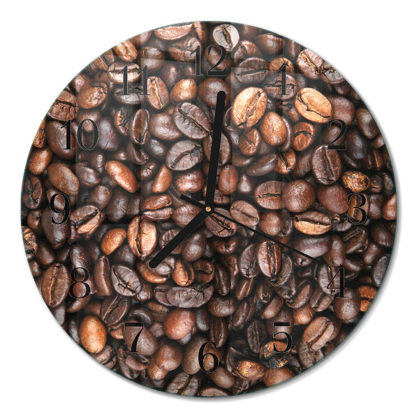 Rund glasklocka Kaffebönor