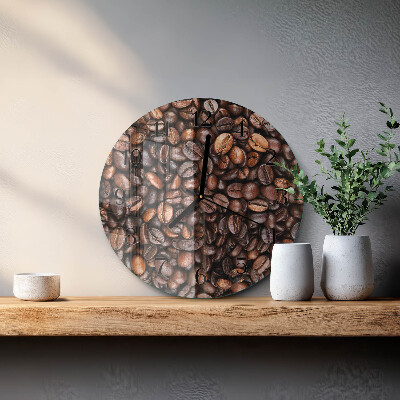 Rund glasklocka Kaffebönor