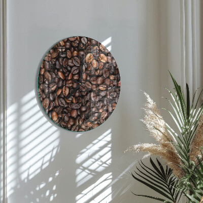 Rund glasklocka Kaffebönor