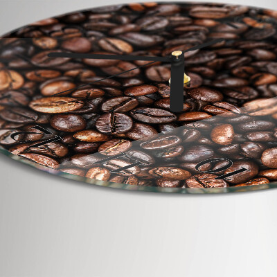 Rund glasklocka Kaffebönor