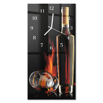 Vertikal rektangulär klocka Alkohol